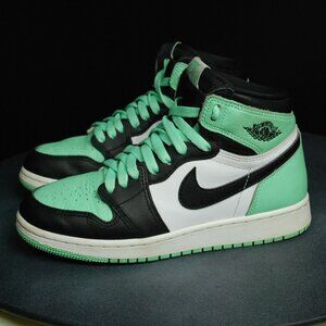 Nike Size  Air Jordan 1 Retro OG High Black Green Glow FD1437 130